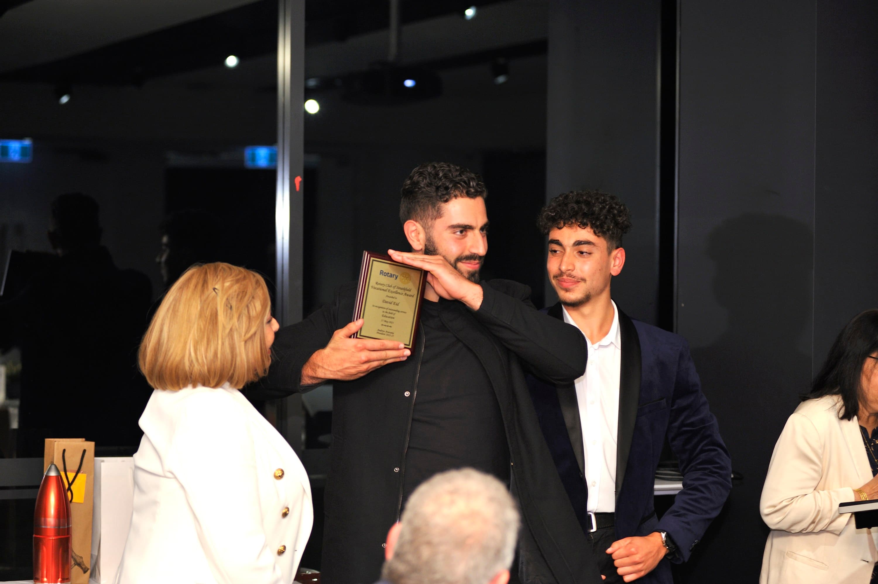 Rotary award ceremony